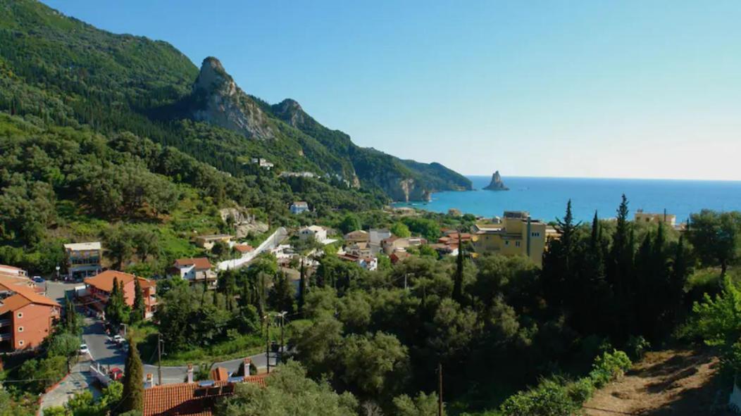 Tholeto Apartments Agios Gordios  Dış mekan fotoğraf