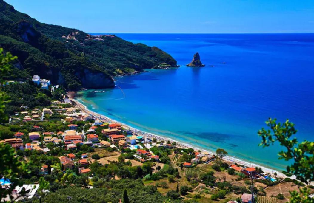 Tholeto Apartments Agios Gordios  Dış mekan fotoğraf